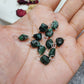 Raw Emerald Necklace, 925 Sterling Silver Pendant, May Birthstone Handmade Jewelry