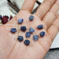 Raw Blue Sapphire Necklace, 925 Sterling Silver Pendant, September Birthstone Jewelry