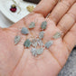 Raw Aquamarine Necklace | 925 Solid Silver | Pisces & Aries Gift