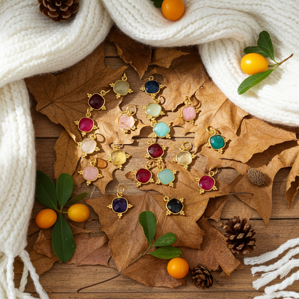 Cushion Gemstone Pendant