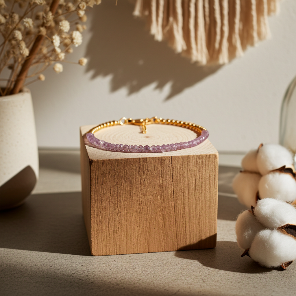 Minimalist Amethyst Bracelet