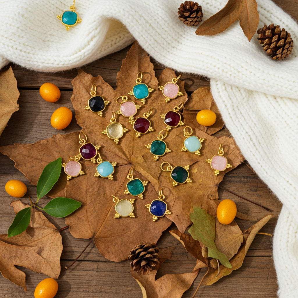 Cushion Gemstone Pendant