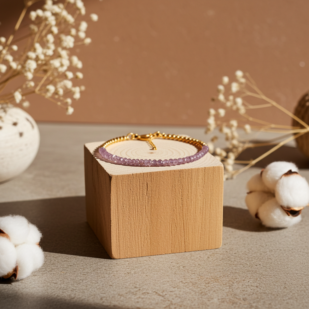 Minimalist Amethyst Bracelet