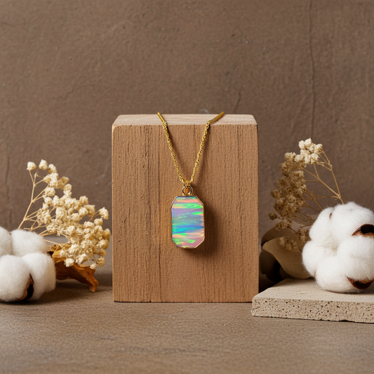 Fire Opal Necklace