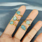 Rough Aquamarine Ring | Copper Electroplated Jewelry | Dainty Gift for Her