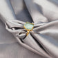 Rough Aquamarine Ring | Copper Electroplated Jewelry | Dainty Gift for Her