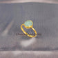 Rough Aquamarine Ring | Copper Electroplated Jewelry | Dainty Gift for Her