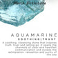Rough Aquamarine Ring | Copper Electroplated Jewelry | Dainty Gift for Her