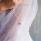 Raw Amethyst Gemstone Boho February Birthstone Necklace