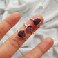 Raw Ruby Ring | Handmade Gold Plated Ring | July Birthstone Jewelry
