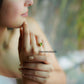 Peridot Crystal Ring | Rough Stone Wedding Jewelry | Boho Statement Ring