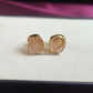 Rose Quartz Stud Earrings | Natural Pink Crystal Jewelry | Wedding Gift