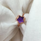 Amethyst Ring | Handmade February Birthstone Jewelry | Gemstone Gift