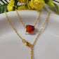 Amazing Raw Carnelian Crystal Boho Necklace Perfect For Gift