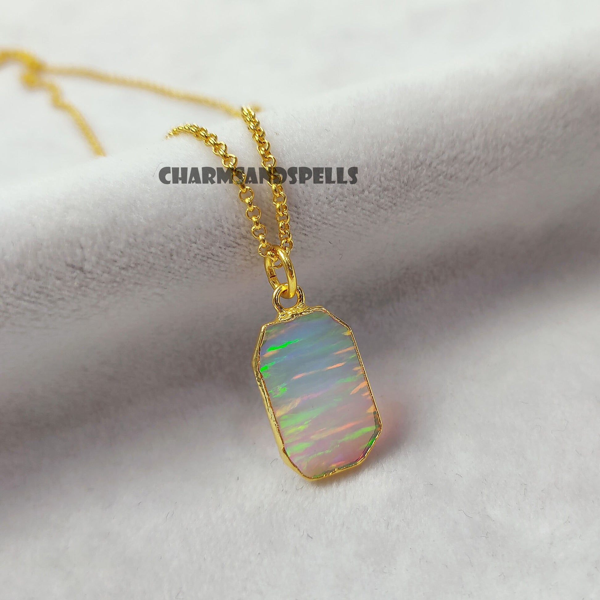 Fire Opal Necklace
