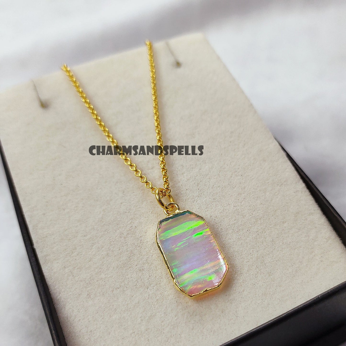 Fire Opal Necklace