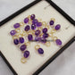 Amethyst Necklace | February Birthstone Jewelry | Minimalist Gift for Her