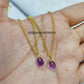 Amethyst Necklace | February Birthstone Jewelry | Minimalist Gift for Her