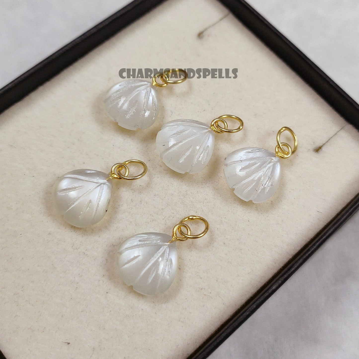 Natural White Moonstone Necklace