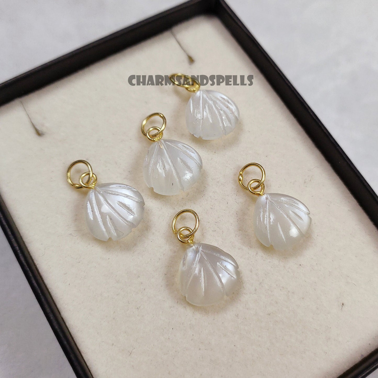 Natural White Moonstone Necklace