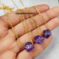 Raw Amethyst Pendant Necklace | February Birthstone Jewelry | Healing Gift