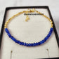 Blue Sapphire Bracelet, September Birthstone Minimalist Gift