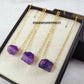 Raw Amethyst Pendant Necklace | February Birthstone Jewelry | Healing Gift
