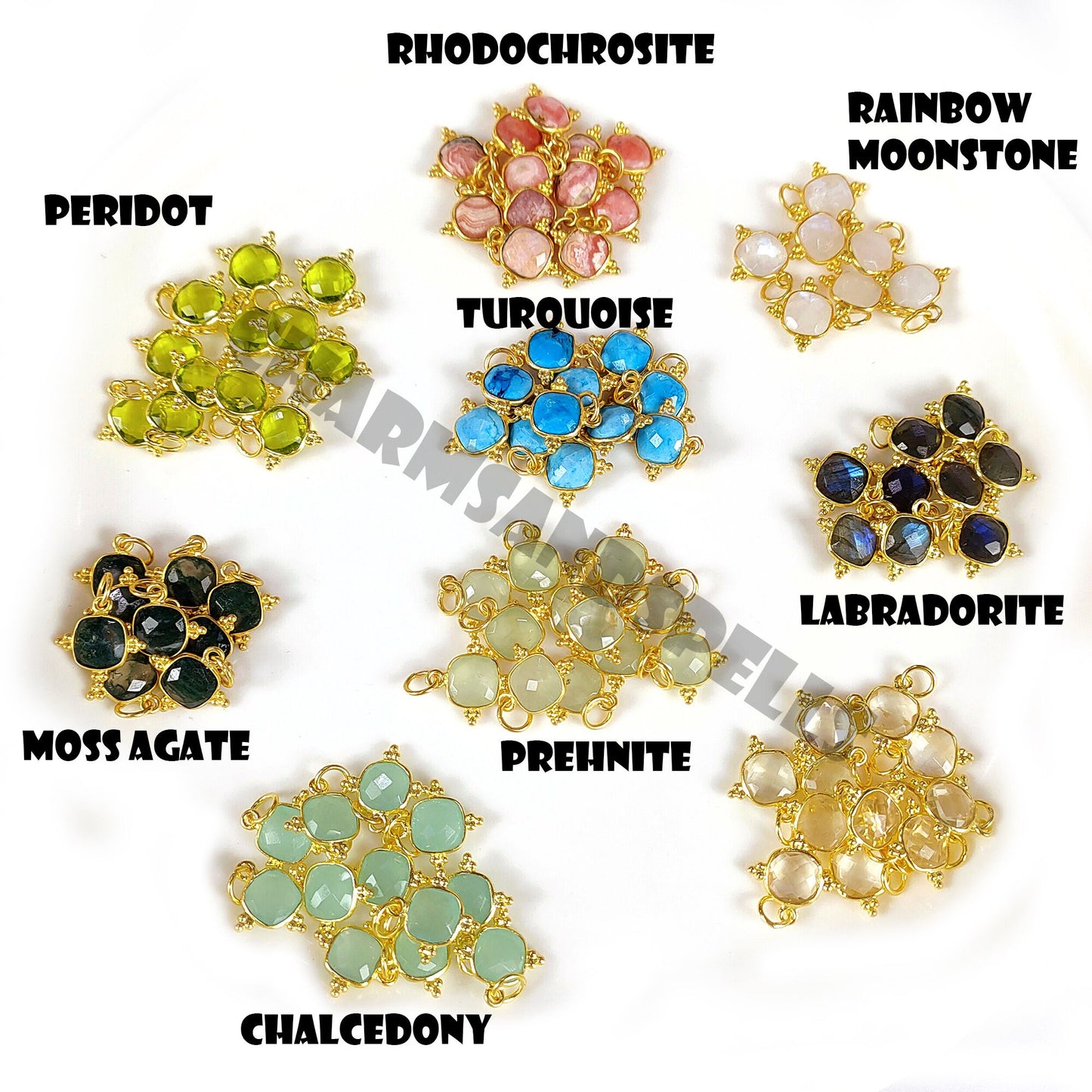 Cushion Gemstone Pendant