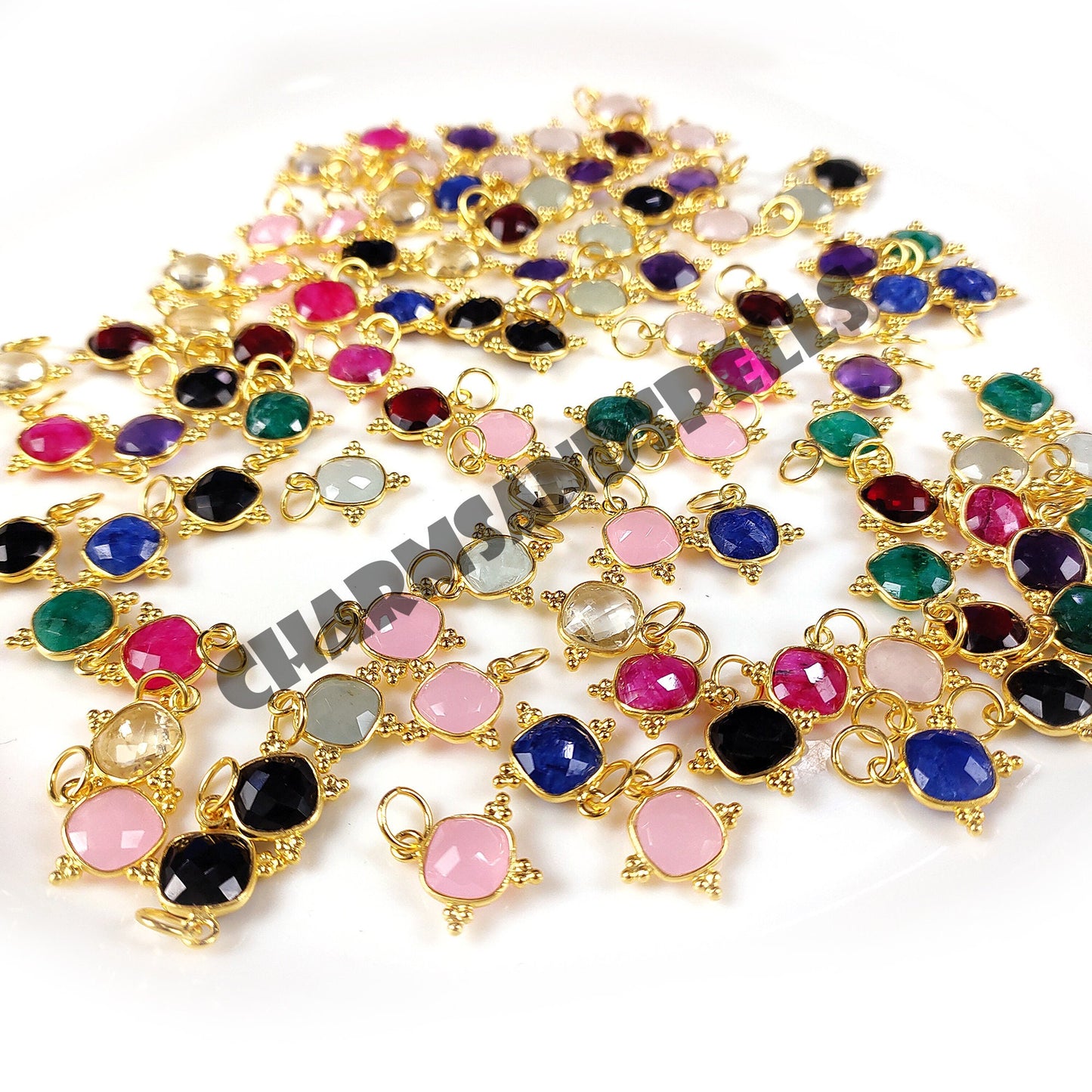 Cushion Gemstone Pendant