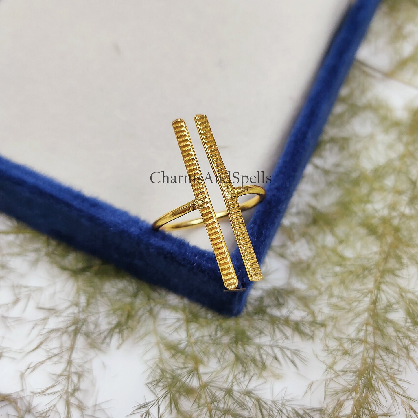 Twisted Wire Adjustable Designer Ring Gift For Her