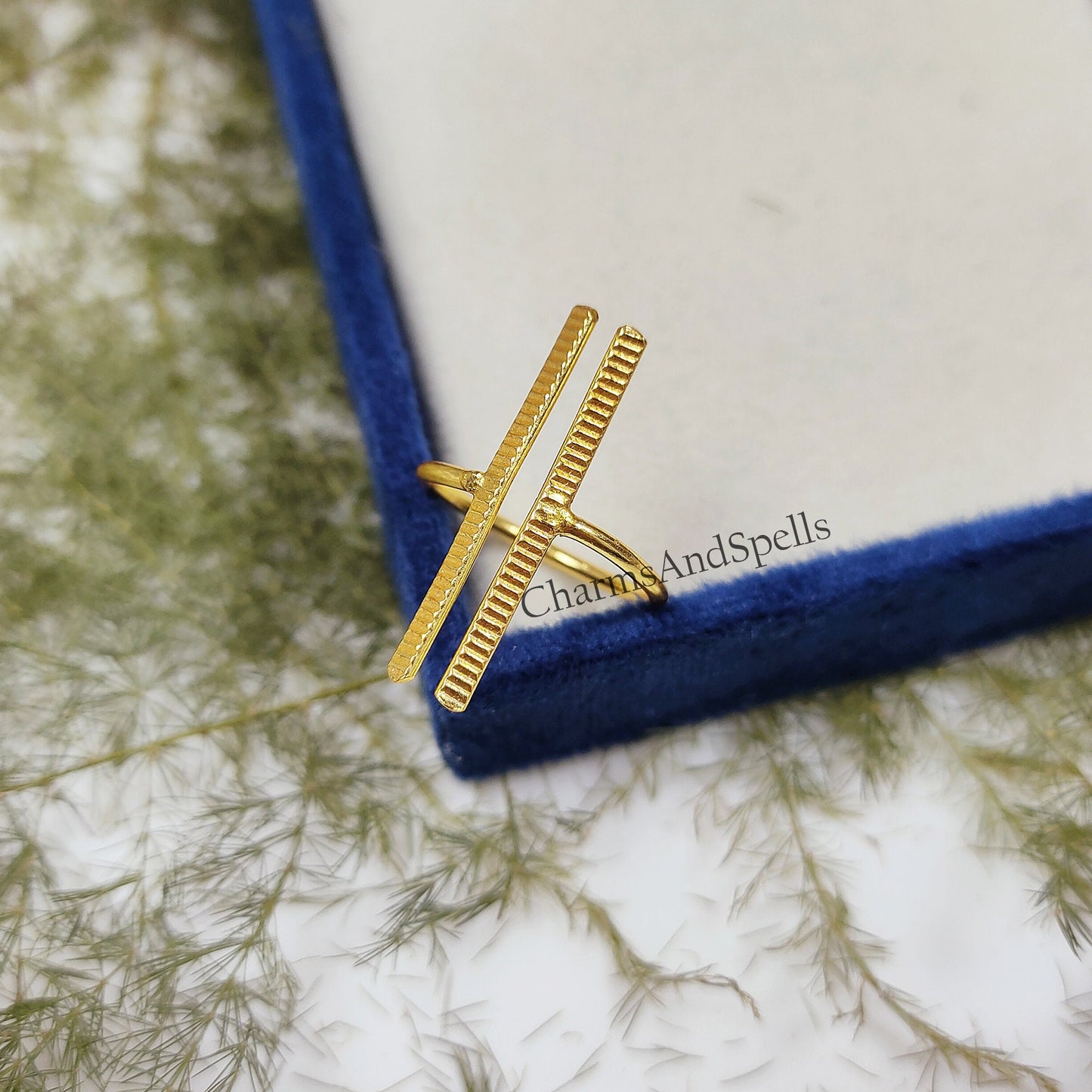 Twisted Wire Adjustable Designer Ring Gift For Her