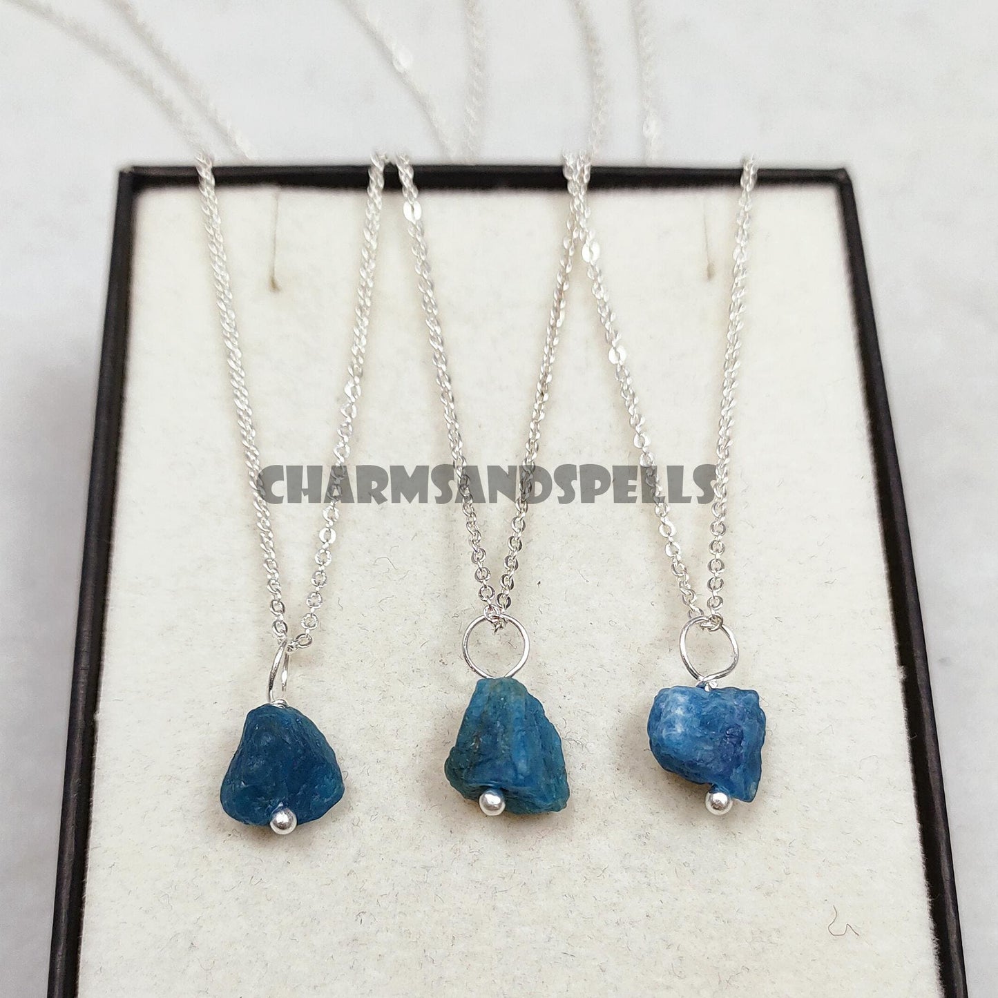 Raw Apatite Necklace