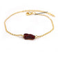 Natural Red Garnet Bracelet, Gift For Born In January