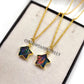 Aurora Opal Star Pendant Necklace