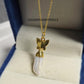 Vintage Freshwater Pearl Butterfly Necklace