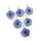 Carved Blue Onyx Flower Necklace