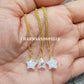 Rainbow Moonstone Star Necklace
