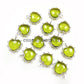 Peridot Quartz Heart Necklace, 925 Silver August Birthstone Pendant Gift