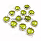 Peridot Quartz Heart Necklace, 925 Silver August Birthstone Pendant Gift