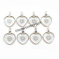 Clear Quartz Heart Necklace, 925 Silver Love Pendant, Healing Crystal Gift