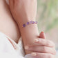Raw Amethyst Bracelet| Healing Crystal Jewelry| Birthstone