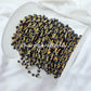 1 Feet Chain, Black Onyx Rondelle Rosary Chain, Rondelle Gemstone Beads, Black Onyx Beaded Chain, Gold Plated Chain, DIY Necklace Chain - Charms And Spells