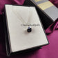Raw Black Tourmaline Pendant | Gemstone Healing Crystal Protection Charm Necklace