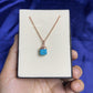Raw Turquoise Necklace, Healing Crystal Necklace, December Birthstone, Statement Necklace, Party Wear Necklace, Boho Necklace, Gift For Her - Charms And Spells