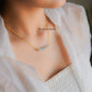Raw Aquamarine Necklace, Handmade Necklace, Birthstone Necklace, Statement Jewelry, Gift For Her, Gift Necklace, Boho Necklace - Charms And Spells