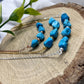 Turquoise Necklace, Gemstone Necklace, Dainty Turquoise, Light Weight Necklace, December Birthstone, Raw Turquoise Necklace, New Year Gift - Charms And Spells