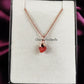Raw Carnelian Necklace | Electroplated Copper Pendant Healing Chakra Jewelry