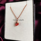 Raw Carnelian Necklace | Electroplated Copper Pendant Healing Chakra Jewelry