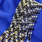 1 Feet Chain, Black Onyx Rosary Chain, Pearl 3.5-4mm Beaded Chain, Body Chain, Jewelry Making Chain, Women Chain, Necklace Chain - Charms And Spells
