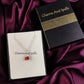 Raw Carnelian Necklace | Layering Charm Pendant Silver Plated Jewelry